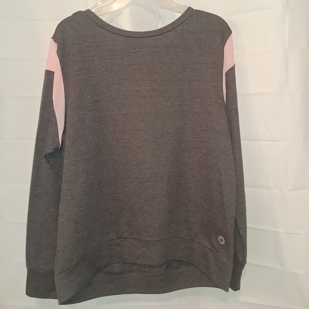 Pro Player heather grey lattice back sweatshirt